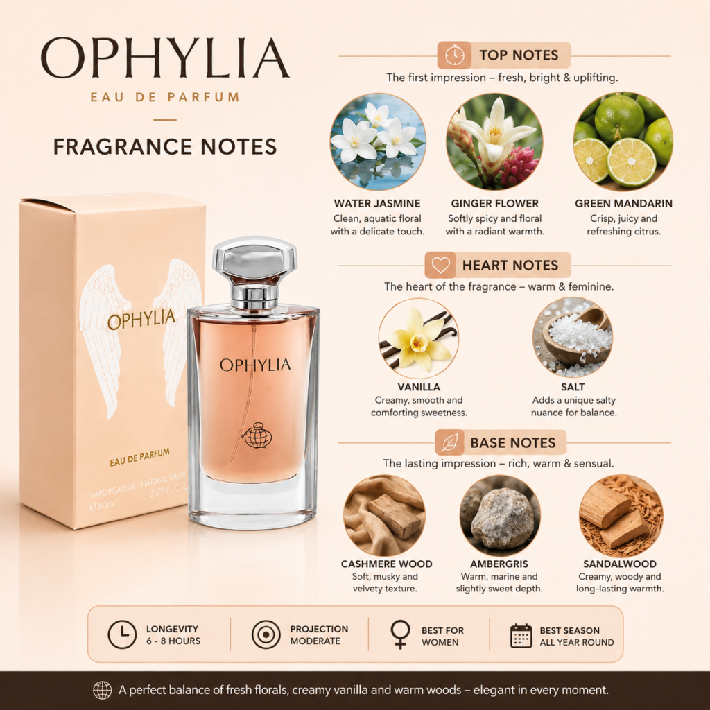 Ophylia Perfume Fragrance Note