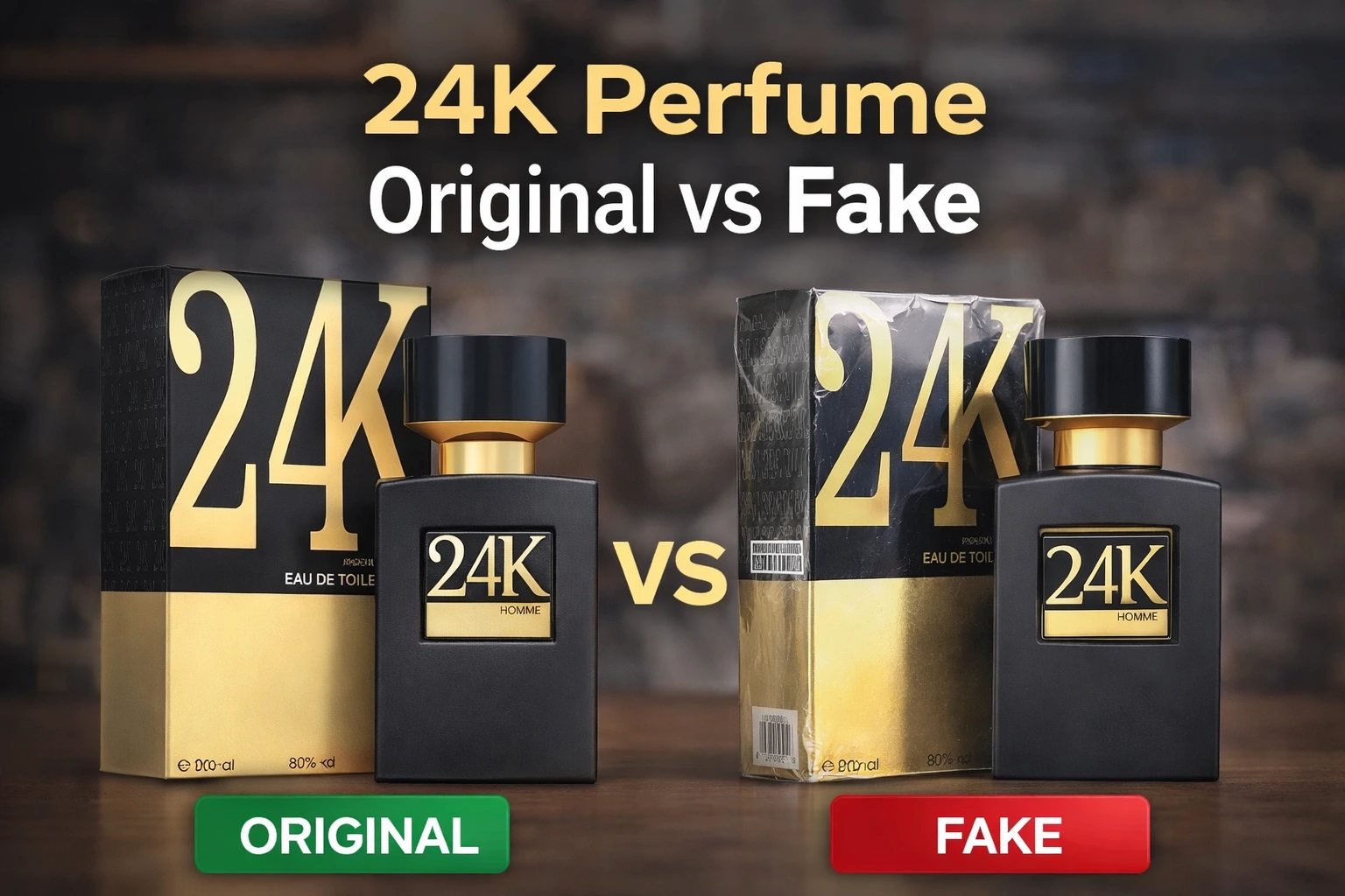 24K Perfume Original vs Fake: How to Tell the Difference