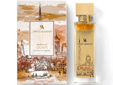 Swiss Arabian Opulence of Dubai fragrance bottle and packaging