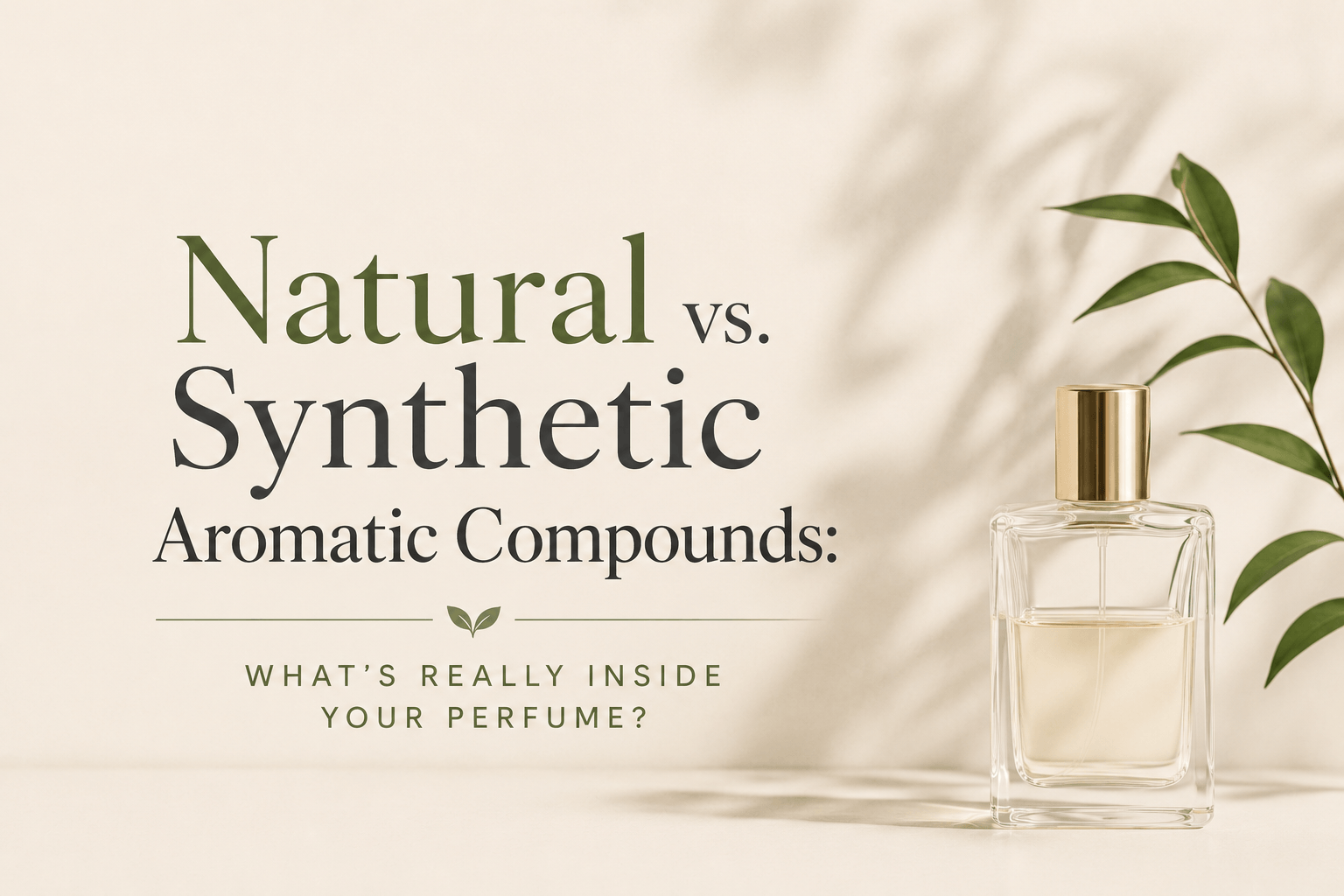 Natural vs. Synthetic Aromatic Compounds: What's Really Inside Your Perfume? Natural vs. Synthetic Aromatic Compounds: What's Really Inside Your Perfume?