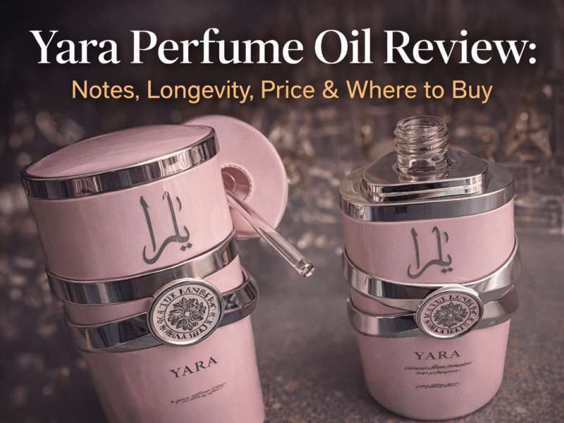 Featured image for the article Yara Perfume Oil Review: Notes, Longevity, Price & Where to Buy